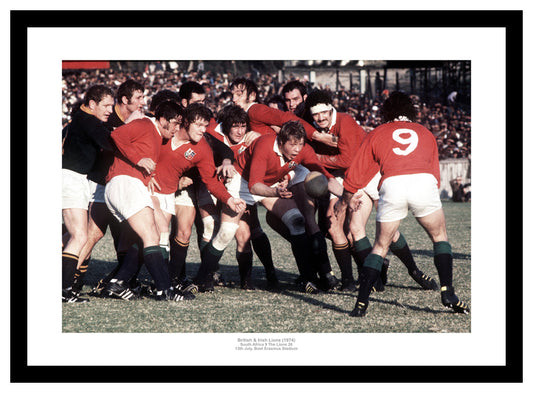 The British Lions 1974 Tour Rugby Photo Memorabilia