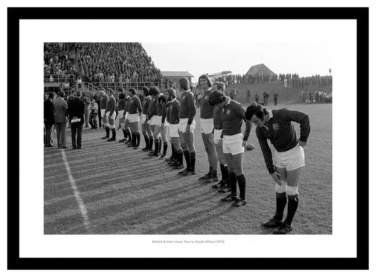 The British Lions 1974 Team Rugby Photo Memorabilia