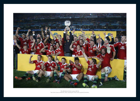 British & Irish Lions 2013 Australian Tour Team Photo Memorabilia