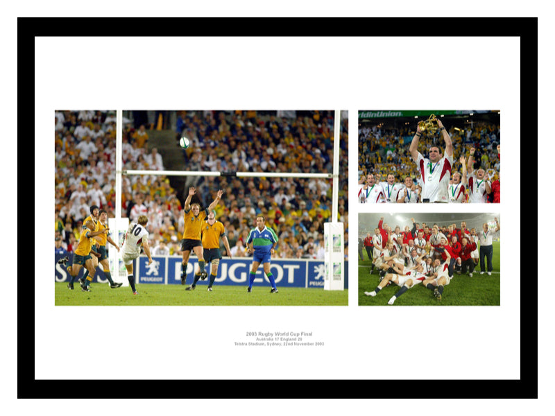 England Rugby 2003 Rugby World Cup Final Photo Memorabilia