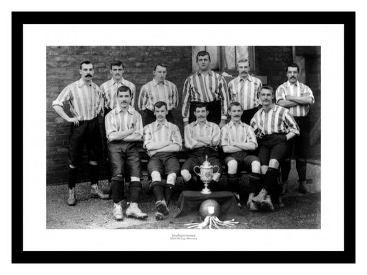 Sheffield United 1899 FA Cup Winning Team Photo Memorabilia