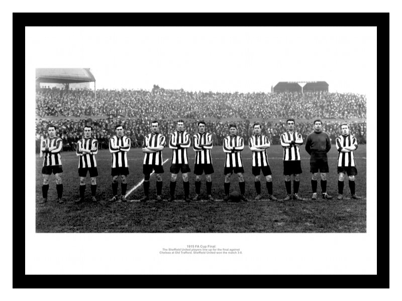 Sheffield United 1915 FA Cup Final Winning Team Photo Memorabilia