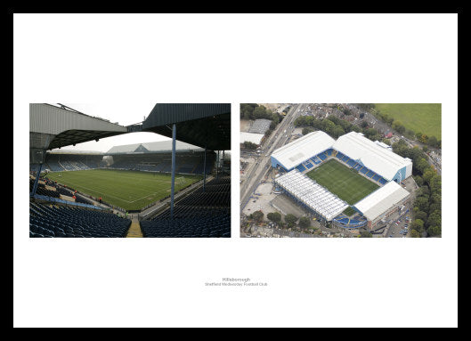 Sheffield Wednesday Hillsborough Stadium Photo Memorabilia