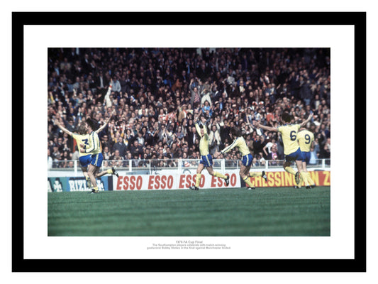 Southampton FC 1976 FA Cup Final Winning Goal Photo Memorabilia