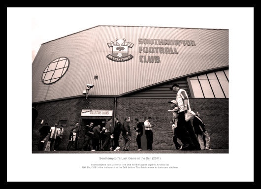 The Dell Southampton FC Historic Photo Memorabilia
