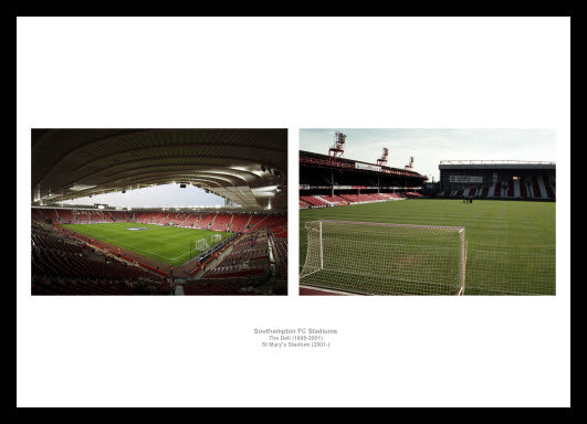 Southampton FC Stadiums Old and New Photo Memorabilia