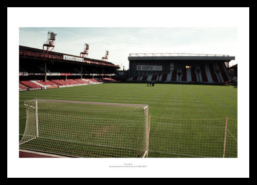 Southampton FC The Dell Historic Old Stadium Photo Memorabilia