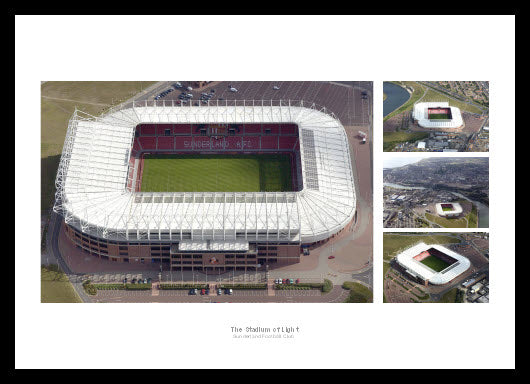 Sunderland AFC Stadium of Light Aerial Photo Memorabilia