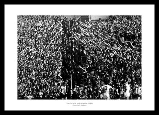Roker Park Stadium Sunderland v Newcastle 1980 Photo Memorabilia