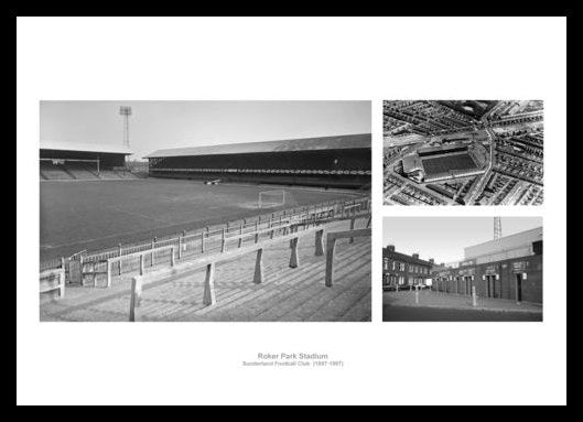 Sunderland AFC Roker Park Football Stadium Photo Memorabilia