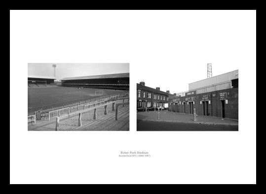 Sunderland AFC Roker Park Football Stadium Photo Memorabilia