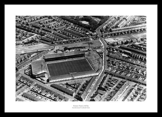 Roker Park Stadium 1967 Sunderland Aerial Photo Memorabilia