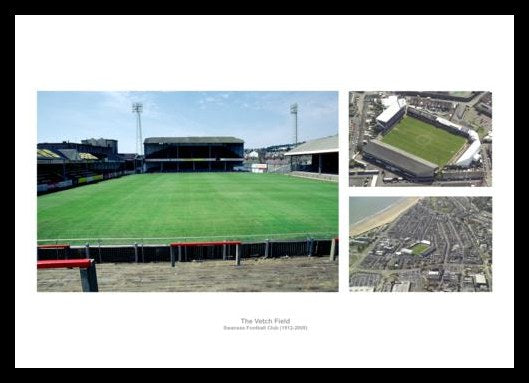Swansea City The Vetch Field Stadium Photo Memorabilia