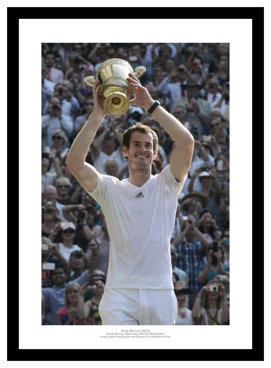 Andy Murray First Wimblefon Mens Singles Victory 2013 Photo