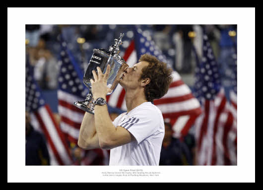Andy Murray Wins 2012 US Open Photo Memorabilia