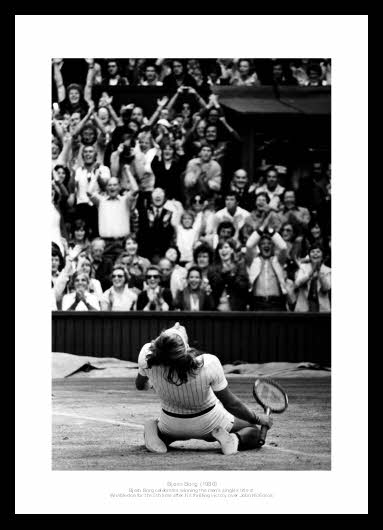 Bjorn Borg Wins 5th Wimbledon Title Photo Memorabilia