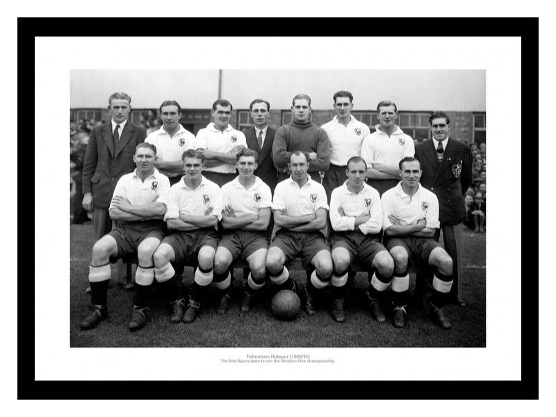 Tottenham Hotspur First League Championship Winning Team 1951 Photo