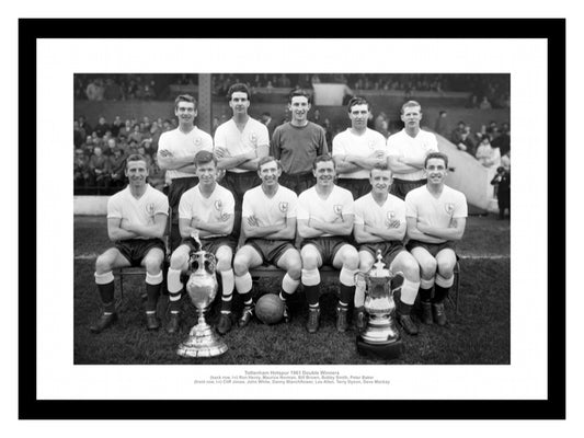 Tottenham Hotspur 1961 Double Winning Team Photo Memorabilia