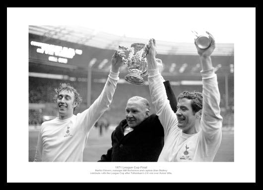 Tottenham Hotspur 1971 League Cup Final Photo Memorabilia