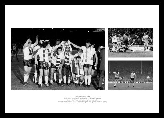 Tottenham Hotspur 1981 FA Cup Final Photo Memorabilia