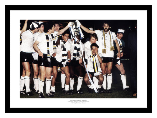 Tottenham Hotspur 1981 FA Cup Final Team Photo Memorabilia