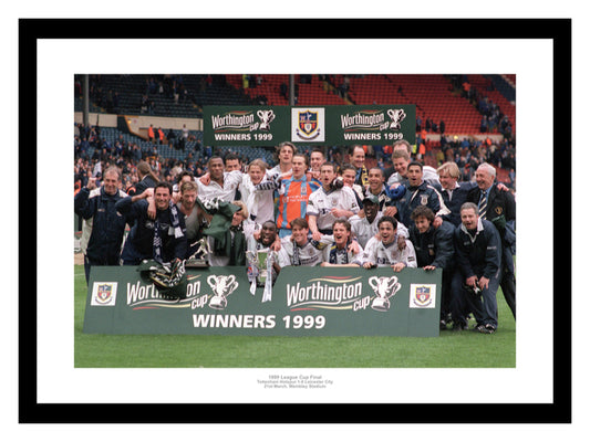 Tottenham Hotspur 1999 League Cup Final Team Photo Memorabilia