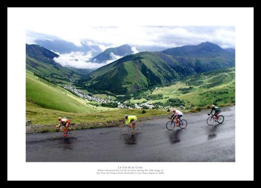 Le Col de la Croix Tour de France Photo Memorabilia