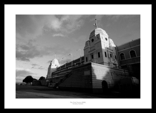 Old Wembley Stadium Twin Towers Historic Photo Memorabilia