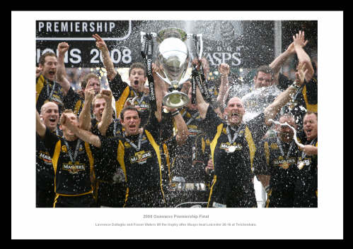 London Wasps 2008 Premiership Champions Photo Memorabilia