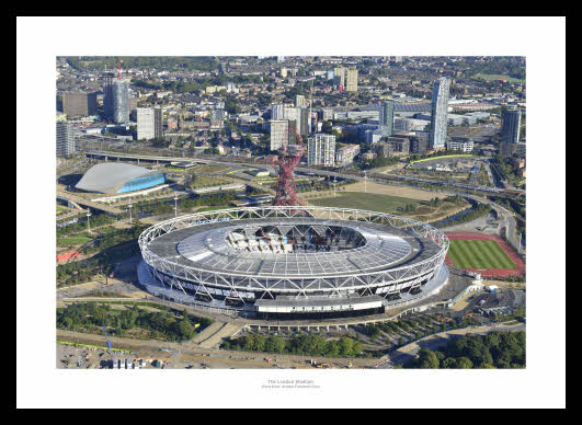 West Ham United London Stadium Aerial View Photo Memorabilia