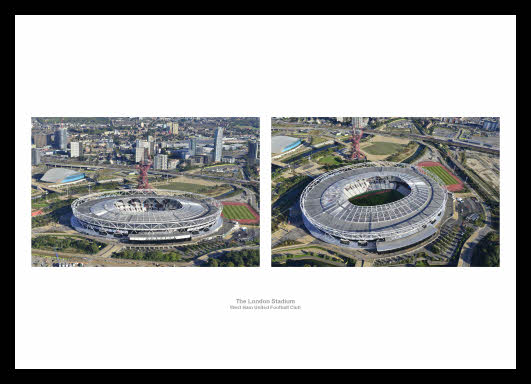 London Stadium West Ham United Aerial Views Photo Memorabilia