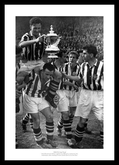 West Bromwich Albion 1954 FA Cup Final Team Photo Memorabilia