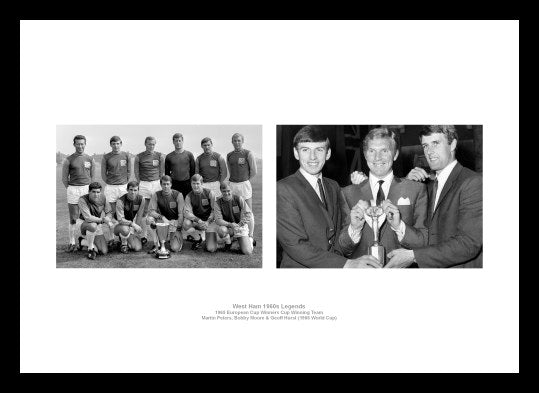 West Ham United 1960s Legends Print Memorabilia