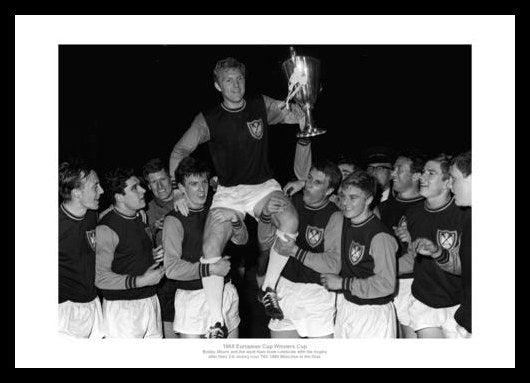 West Ham 1965 European Cup Winners Cup Team Photo Memorabilia