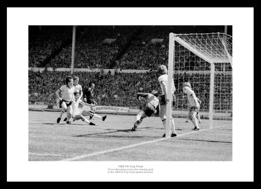 West Ham United 1980 FA Cup Final Brooking Goal Photo Memorabilia