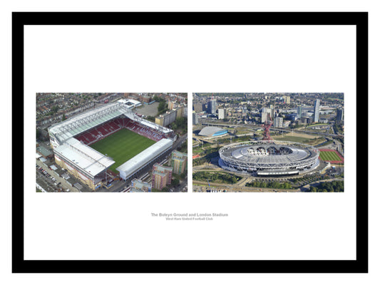 West Ham United Stadiums Past and Present Photo Memorabilia