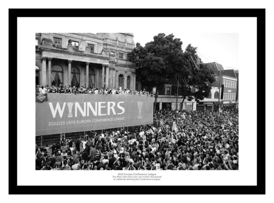 West Ham United 2023 Europa Conference League Victory Parade Photo Memorabilia