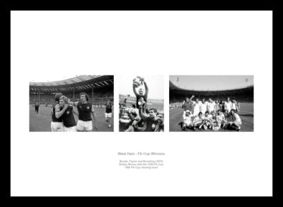 West Ham United FA Cup Legends Photo Memorabilia