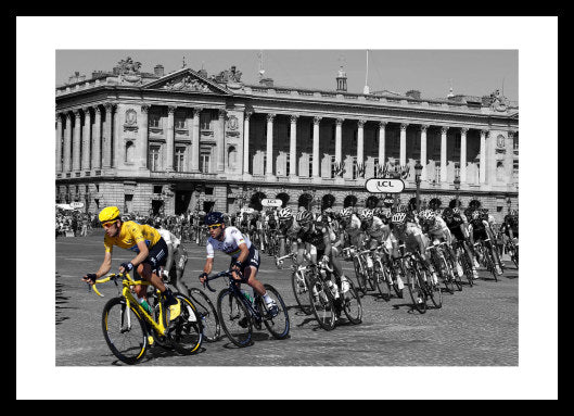 Wiggins & Cavendish Tour de France Spot Colour Photo Memorabilia