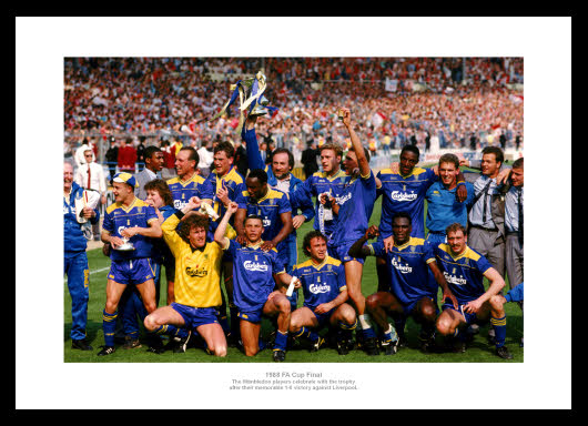 Wimbledon FC 1988 FA Cup Final Team Photo Memorabilia