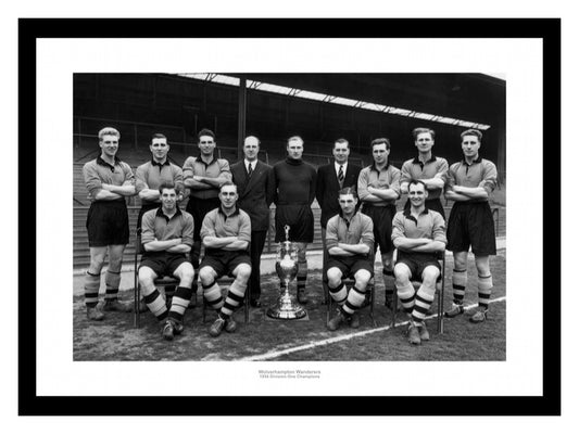 Wolverhampton Wanderers 1954 First League Champions Team Photo Memorabilia