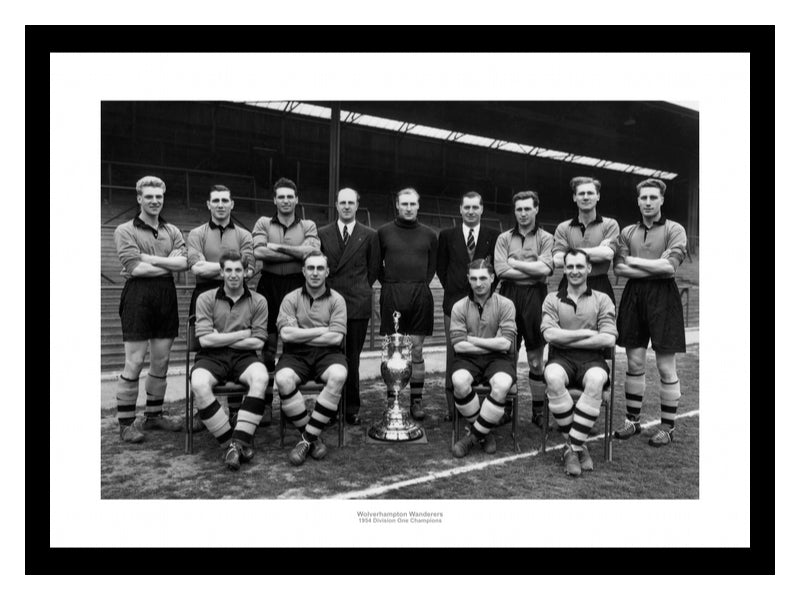 Wolverhampton Wanderers 1954 First League Champions Team Photo Memorabilia