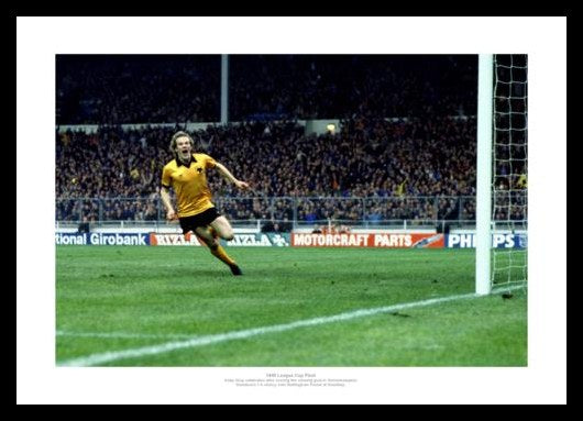 Wolverhampton Wanderers 1980 League Cup Final Goal Photo Memorabilia