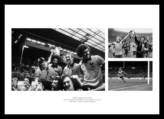 Wolverhampton Wanderers 1980 League Cup Final Photo Memorabilia
