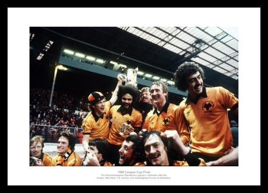 Wolverhampton Wanderers 1980 League Cup Final Team Photo Memorabilia