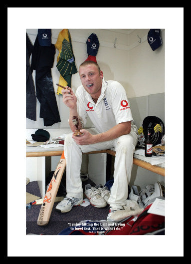 Andrew Flintoff Classic Quote 2005 Ashes Photo Memorabilia