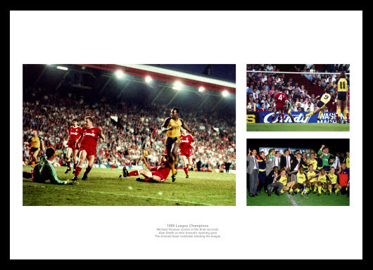 Arsenal 1989 League Champions Photo Memorabilia