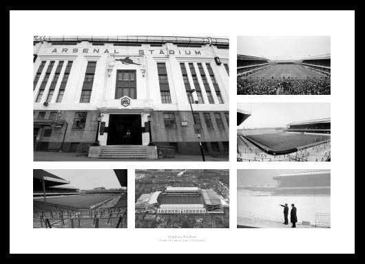 Highbury Stadium Historic Arsenal Photo Memorabilia