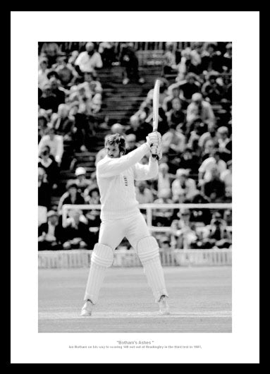 Ian Botham 1981 Headingley '149 Not Out' England Ashes Photo Memorabilia