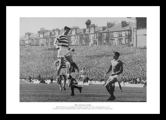 Billy McNeill Celtic v Rangers 1966 Scottish Cup Final Photo Memorabilia